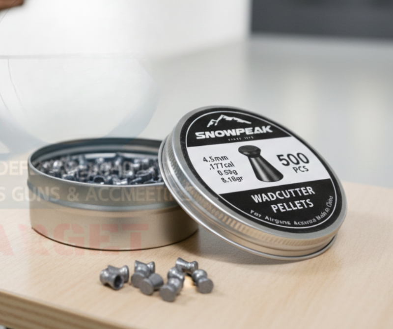 Snowpeak 4.5mm Wadcutter Practice Pellets | Target Sports